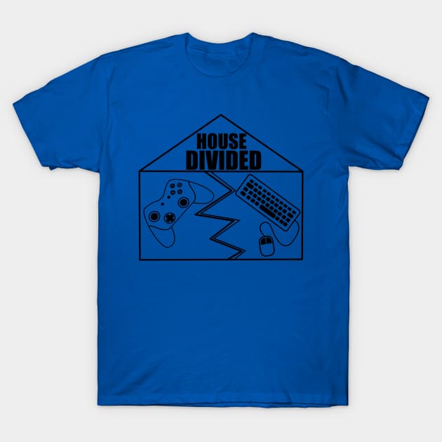 House Divided - PC VS Console T-Shirt by Cactus Sands